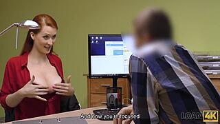 redhead teen needs cash for loan