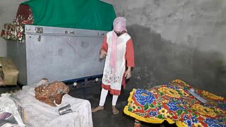 Stepbrother secretly pounds his beautiful indian stepsister