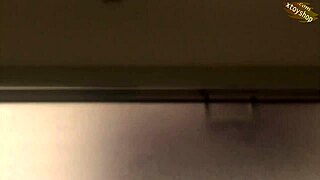 hot step sister spied in shower using shampoo bottle
