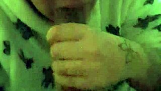she sucked the nut right out of my cock slo mo pov