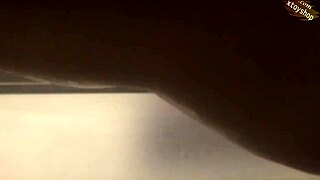 hot step sister spied in shower using shampoo bottle