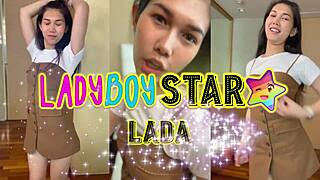 sexy thai ladyboy loves getting banged hard from behind in pov