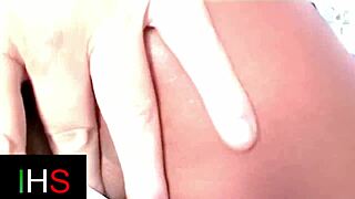 Sexy mulatta gets fucked in pussy and ass outdoors