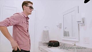 Cuckold bf watches gf suck bbc lover hard