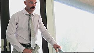 Busty Secretary Nina Elle Gets Creampied