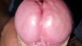 Anale e sega with dense cumshot in close up on ripped clothes