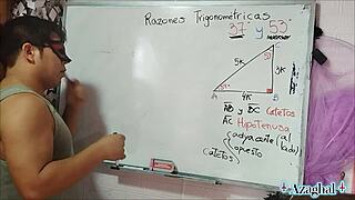 asian student and teacher bedroom encounter triangle