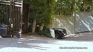 Cuckold bf watches gf suck bbc lover hard
