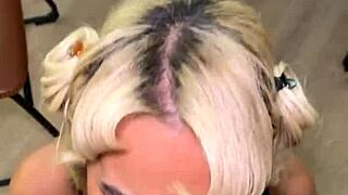Blonde bombshell luna luxe enjoys playing with the dick