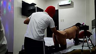 She gives stepson a massage with oil after they excite each other