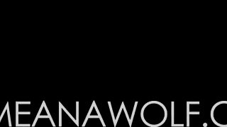 Thirsty meana wolf in pov action