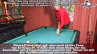 German granny tries first sex casting for cash