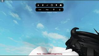 emo girl plays fun game in roblox condo