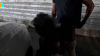 Baiano Stud Fucks Married Slut Dogging In Parking Lot