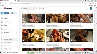 Collection of various amateur video files online