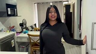 colombian girl seduces stranger at gym for sex