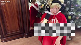 Cindy lou does christmas cosplay asmr in uniform