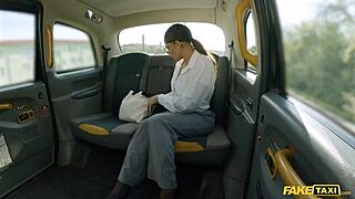 fake taxi busty french wife cheats with driver