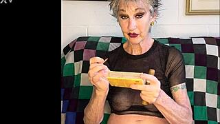 i sensuously smoke a cigar and then we have a nice sex session