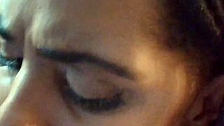 ebony sucked her ex boyfriend cock again and swallowed