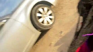 Shy teen neighbor sneaks out for bbc