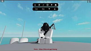 emo girl plays fun game in roblox condo