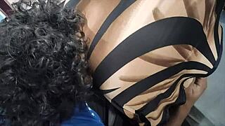 Hot desi couple hard fuck in room