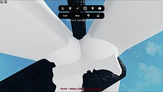 emo girl plays fun game in roblox condo