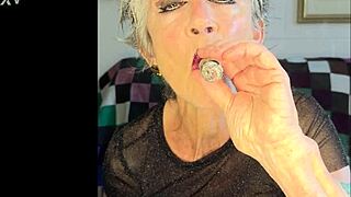 i sensuously smoke a cigar and then we have a nice sex session