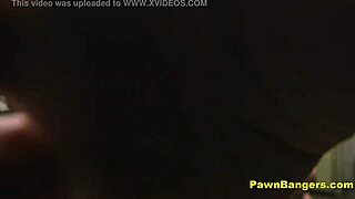 Desperate brunette teen 18+ takes cock in her mouth and pussy for cash