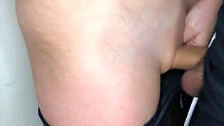 Wow he jerks her tight pussy with his monster cock!
