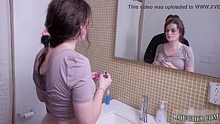 curly hairy teen squirts from fucking machines bondage