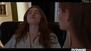 Trans neighbor jia lissa fucks blonde babe with deepthroat and creampie