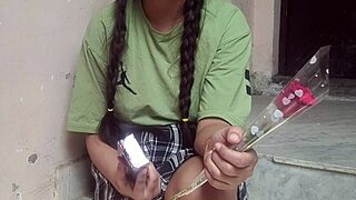 Indian college girl seduces with creamy pussy and sucks dick