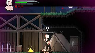 vampire girl seduces and fucks in hentai game