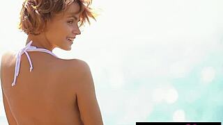 Skinny All Natural Naked Ukrainian Babe Lilit Ariel Posing On Rocks