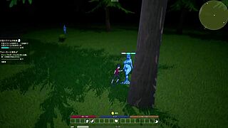 Adult monster forest encounter