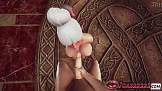 Sexy huge tits elf reina 3d hentai. slippery big tits titfuck ends in cumshot.