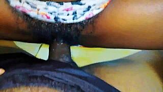 Watch this African couple try homemade bdsm while bathing together!