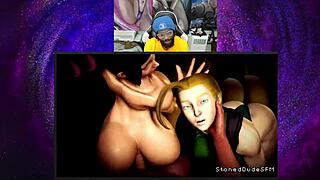Juri Han And Widowmaker Ride Cock In Tight Pussy. Seraphine Takes Backshots