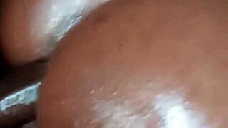 strong massive black dick piping a black african girl down