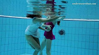 Lera and sima lastova sexy underwater girl