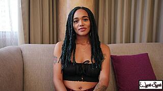 Julie kays wet mouth stretches around king noires huge black cock