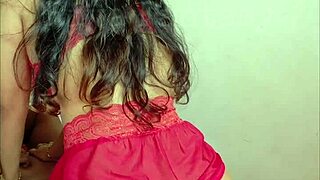 sexy lingerie wife rides cowgirl until cumshot fills her pussy