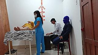 Foursome Patients Have Sex In Office