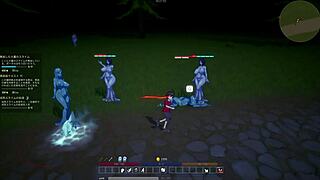 Adult monster forest encounter