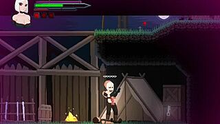 vampire girl seduces and fucks in hentai game