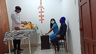 Foursome Patients Have Sex In Office
