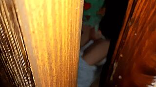 I caught a stranger masturbating in a public toilet