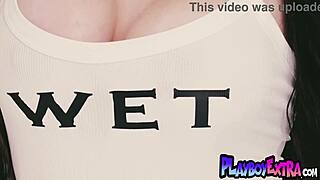 Flexible Big Tits Brunette Hottie Lilly Love Introducing Her Sweet Pussy